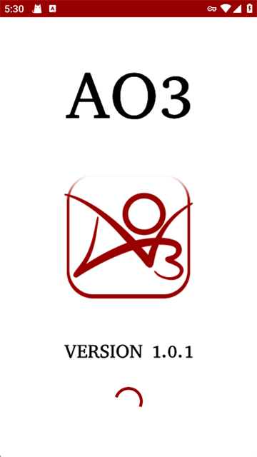 AO3启动界面